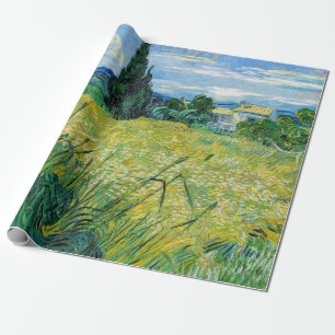 Vincent van Gogh - Green Wheat Field with Cypress Wrapping Paper