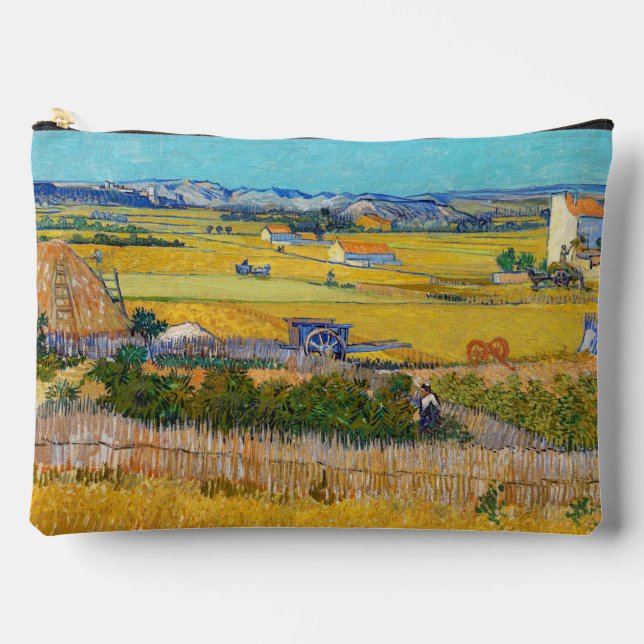 Vincent van Gogh - Harvest at La Crau Accessory Pouch (Front)