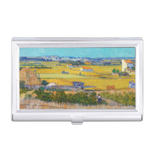 Vincent van Gogh - Harvest at La Crau Business Card Case