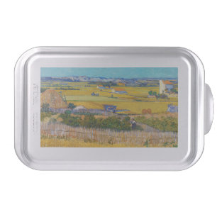 Vincent van Gogh - Harvest at La Crau Cake Pan