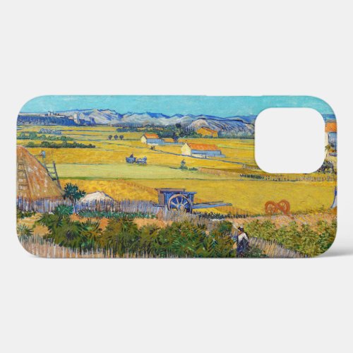 Vincent van Gogh _ Harvest at La Crau iPhone 12 Case