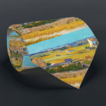 Vincent van Gogh - Harvest at La Crau Cloth Neck Tie<br><div class="desc">Harvest at La Crau,  with Montmajour in the Background - Vincent van Gogh,  1888</div>