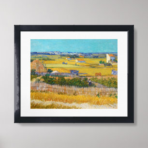 Vincent van Gogh - Harvest at La Crau Framed Art