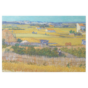 Vincent van Gogh - Harvest at La Crau Gallery Wrap