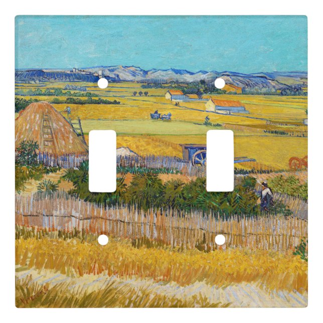 Vincent van Gogh - Harvest at La Crau Light Switch Cover (Front)