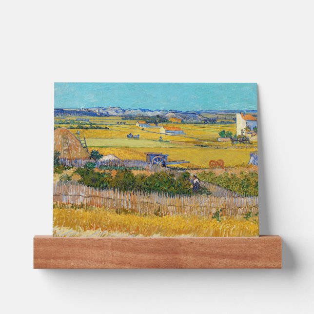 Vincent van Gogh - Harvest at La Crau Picture Ledge (Front)