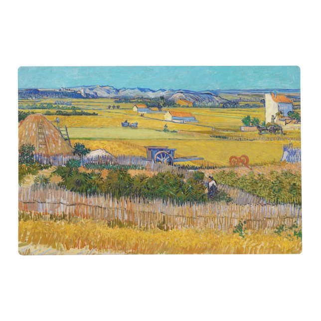 Vincent van Gogh - Harvest at La Crau Placemat (Front)
