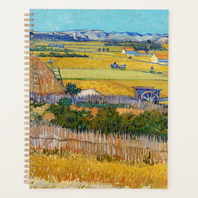 Vincent van Gogh - Harvest at La Crau Planner (Front)