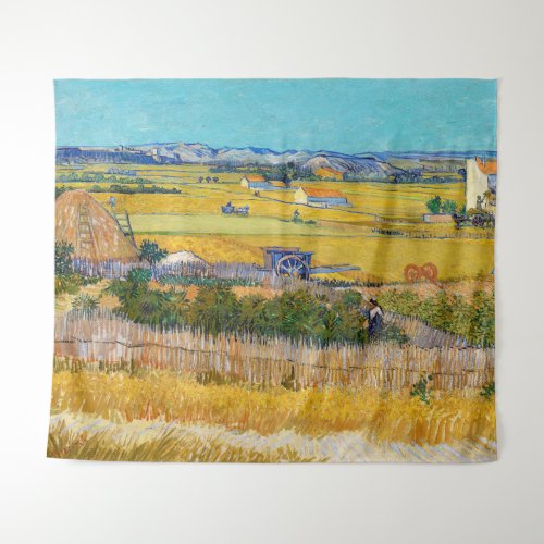 Vincent van Gogh _ Harvest at La Crau Tapestry