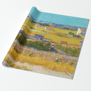 Vincent van Gogh - Harvest at La Crau Wrapping Paper