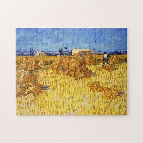 Vincent van Gogh _ Harvest in Provence Jigsaw Puzzle