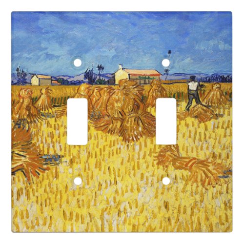 Vincent van Gogh _ Harvest in Provence Light Switch Cover