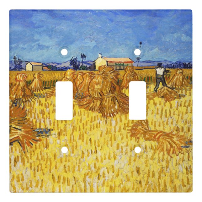 Vincent van Gogh - Harvest in Provence Light Switch Cover (Front)