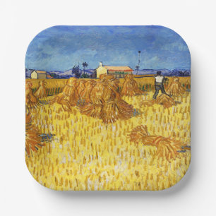 Vincent van Gogh - Harvest in Provence Paper Plates