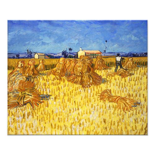 Vincent van Gogh _ Harvest in Provence Photo Print