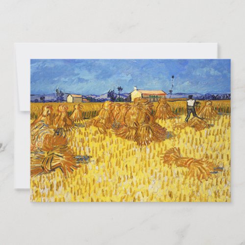 Vincent van Gogh _ Harvest in Provence Thank You Card