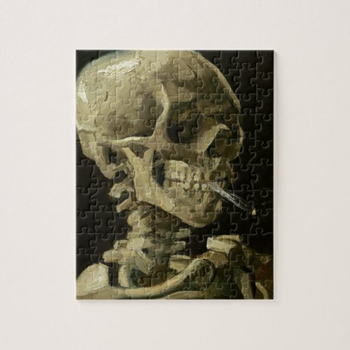Vincent Van Gogh Head of A Skeleton with Cigaret Jigsaw Puzzle