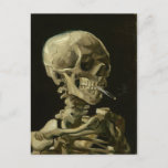 Vincent Van Gogh Head of A Skeleton with Cigarette Postcard<br><div class="desc">Vincent Van Gogh - Head of A Skeleton with Burning Cigarette art work.</div>