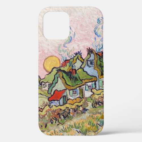 Vincent van Gogh _ Houses and Figure iPhone 12 Case