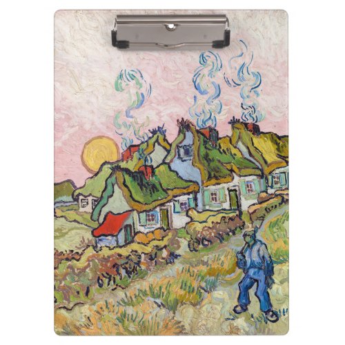 Vincent van Gogh _ Houses and Figure Clipboard