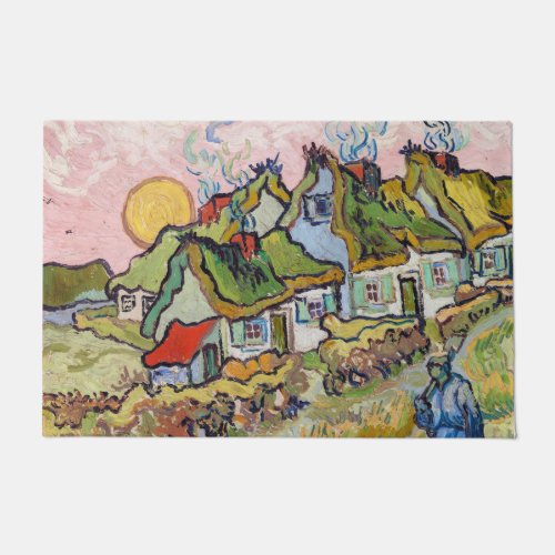 Vincent van Gogh _ Houses and Figure Doormat