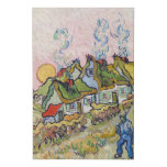 Vincent van Gogh - Houses and Figure Faux Canvas Print