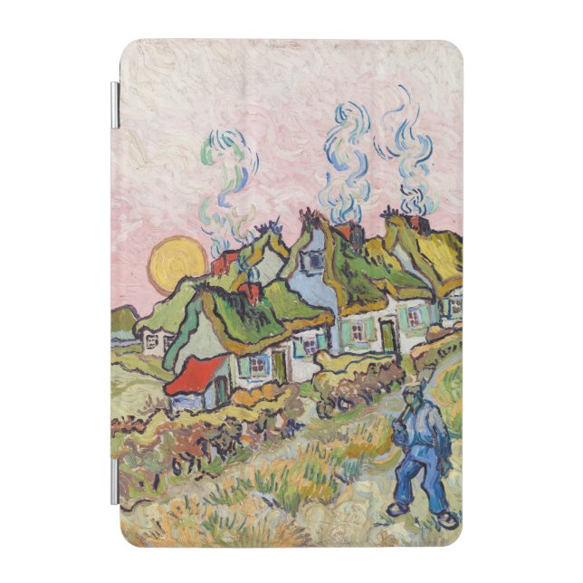 Vincent van Gogh - Houses and Figure iPad Mini Cover (Front)