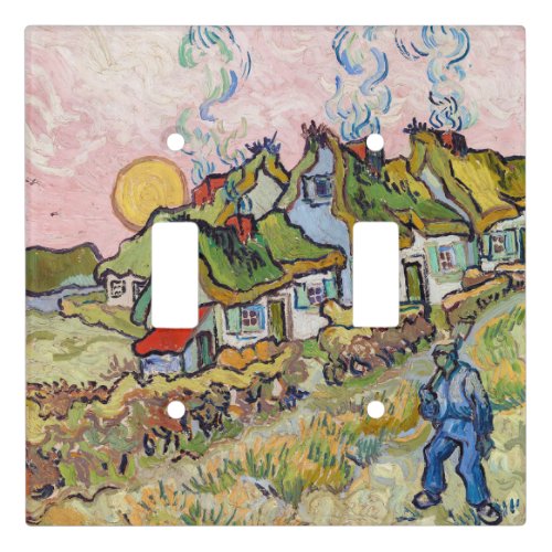 Vincent van Gogh _ Houses and Figure Light Switch Cover