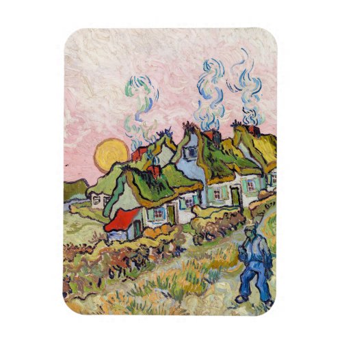 Vincent van Gogh _ Houses and Figure Magnet