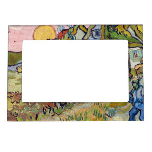 Vincent van Gogh - Houses and Figure Magnetic Frame