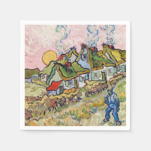 Vincent van Gogh _ Houses and Figure Napkins