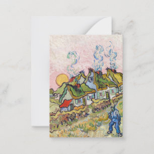 Vincent van Gogh - Houses and Figure Note Card