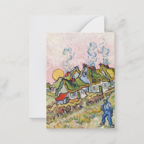 Vincent van Gogh _ Houses and Figure Note Card