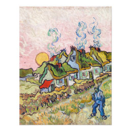 Vincent van Gogh - Houses and Figure Photo Print