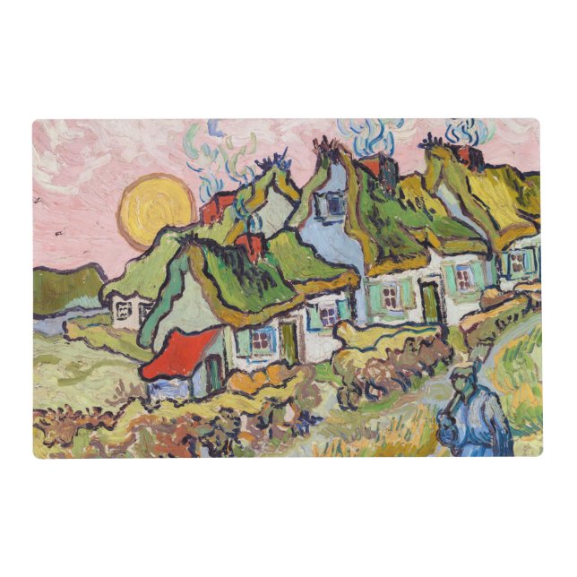 Vincent van Gogh - Houses and Figure Placemat (Front)