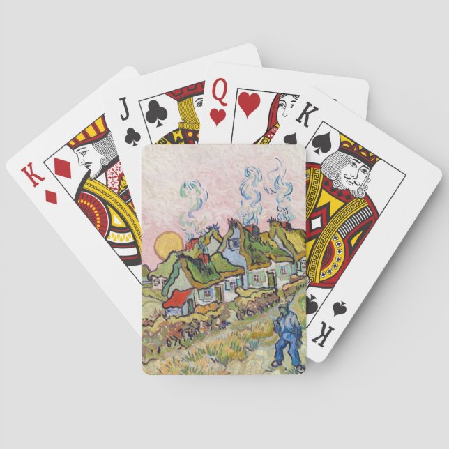 Vincent van Gogh - Houses and Figure Poker Cards (Back)