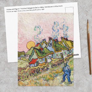 Vincent van Gogh - Houses and Figure Postcard
