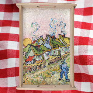 Vincent van Gogh - Houses and Figure Serving Tray