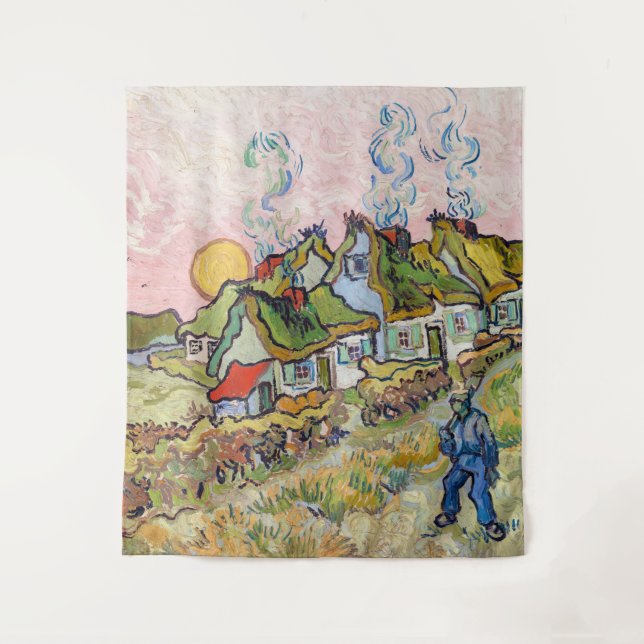 Vincent van Gogh - Houses and Figure Tapestry (Front)