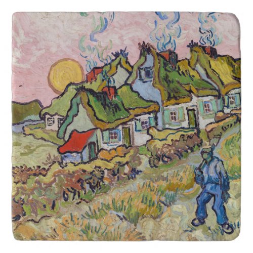 Vincent van Gogh _ Houses and Figure Trivet