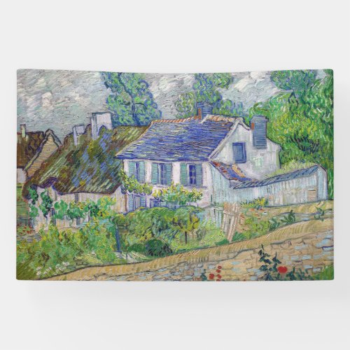 Vincent van Gogh _ Houses at Auvers Banner