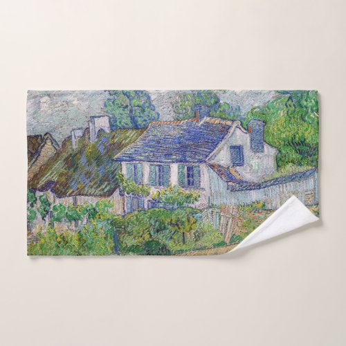 Vincent van Gogh _ Houses at Auvers Bath Towel Set
