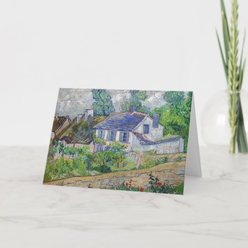 Vincent van Gogh _ Houses at Auvers Card