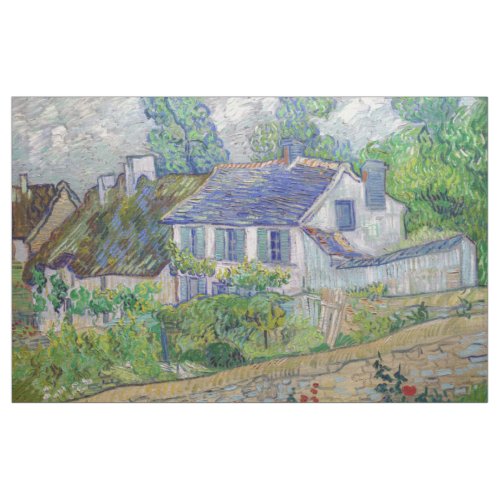 Vincent van Gogh _ Houses at Auvers Fabric
