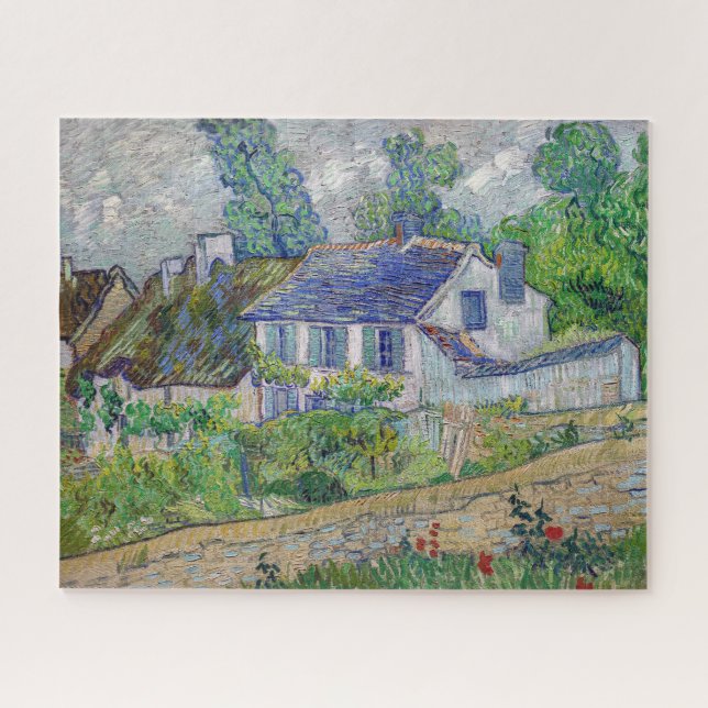 Vincent van Gogh - Houses at Auvers Jigsaw Puzzle (Horizontal)