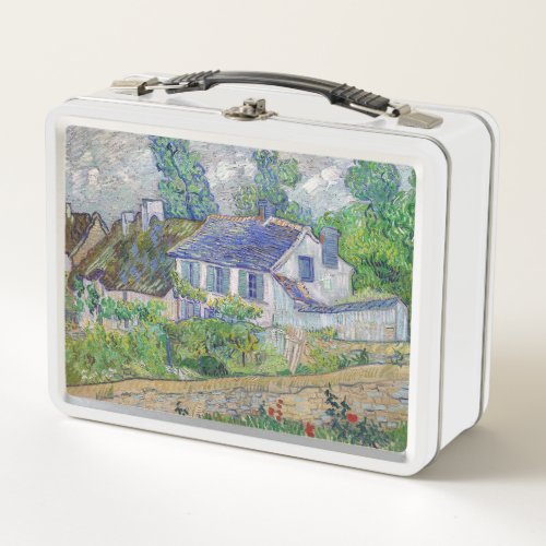 Vincent van Gogh _ Houses at Auvers Metal Lunch Box