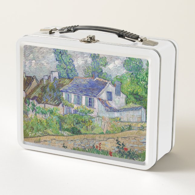 Vincent van Gogh - Houses at Auvers Metal Lunch Box (Front)
