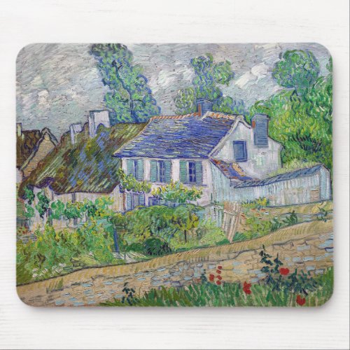 Vincent van Gogh _ Houses at Auvers Mouse Pad