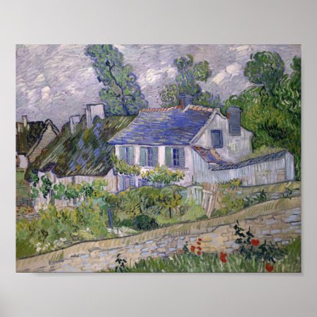 Vincent Van Gogh Houses At Auvers Poster
