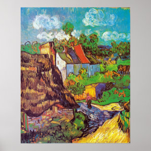 Vincent van Gogh Houses at Auvers Poster